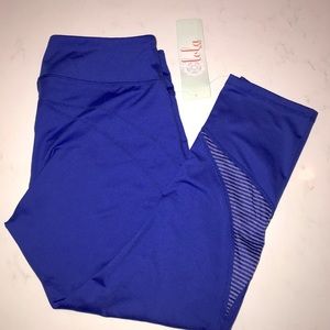Blue Capri Legging
